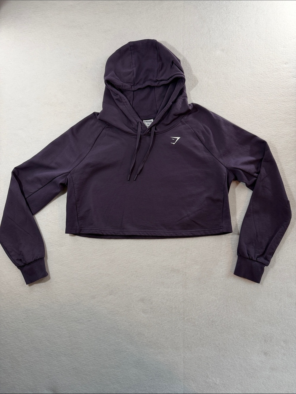 Gymshark Purple Cropped Hoodie